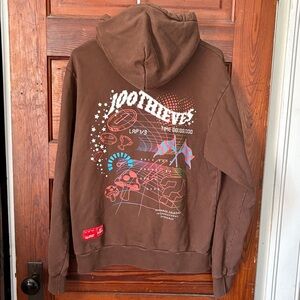 100 Thieves Men's Brown Hoodie size Small